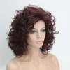 free shipping beautiful fashion Hivision 2018 New cute cosplay red auburn curly short women' full wig