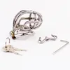 Male Slave Super Chastity Cage 304 Stainless Steel Chastity Device Penis Cage Cock Ring With Lock Sex Toys For Men