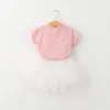 Líder de oso ropa 2016 Ropa para chicas de la marca Juntos de ropa para niños Cartoon Cat Children Ropa para niños pequeños Topsskirt 26y T7810738