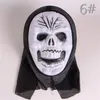Рождество Хэллоуин череп скелет партии косплей маскарад костюм маска страшный призрак маски полный маска ужаса, смешанные элементы
