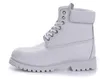 Botas de Neve de inverno Branco Marca Homens Mulheres Botas de Couro Da Motocicleta Botas Ao Ar Livre À Prova D 'Água Sapatos de Caminhada De Couro de Vaca Lazer Ankle Boots