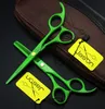 313 55039039 16cm Brand Jason TOP GRADE Hairdressing Scissors 440C Professional Barbers Cutting Scissors Thinning Shears H6190185