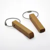 NEW KEYCHAIN ​​BLANK مستطيل مفتاح حلقة اسم شخصية محفورة ، النص ، شعار أقراط شحن مجاني # KW01CG