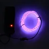 2m / 3m / 5m 3V-12V Flexibel Neon Light String Glow El Wire Rope Tape Kabel Strip LED Neon Lights Skor Kläder Bil Dekorativ Bandlampa