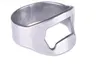 2016 Portable Silver color Stainless Steel Beer Bar Tool Finger Ring Bottle Opener bottel favors (24mm-22mm )