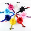 8 Colors Princess Crown Headband Bling Elastic Headwear Newborn Baby Photography Props Lace Hair Accessories Hairpin