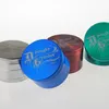 "Dengke" Öğütücü Metal Öğütücü Üst Tütün Öğütücüler Çapı 50mm 4 Parçalar Mix Renkler Bitkisel Tütün CNC DHL Ücretsiz