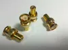 50 stks Vergulde BNC Mannelijke Plug aan RCA Female Jack Coax Cable Video Connector