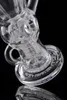 Real Picture Glass Bongs Bent Type Glass Water Pipes Fab Egg Smoking Pipe Recycler Oil Rigs birdcage perc with 14 mm joint