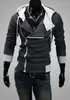 도매 - 2016 세련된 남성 어쌔신 크리드 3 데스몬드 마일 의상 까마귀 코스프레 코트 재킷