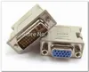 Freeshipping 50 pcs VGA Fêmea para DVI 24 + 5 Pinos Adaptador Macho para 15 Pin VGA Feminino Conversor Extender Conector