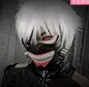 Anime Grim Tokyo Ghoul Cosplay perruque gourou Ken Kane argent blanc court droite fibre cheveux perruque cheveux postiche fête halloween COS accessoires de déguisement