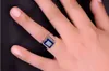 Victoria Wieck Men Fashion Bijoux Solitaire 10CT Blue Sapphire 925 STERLING SIMUME SIMULAM DIAMOND MARDING RING RING GIF1811542