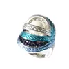 Wysokiej Jakości Biżuteria Koktajl Pierścienie Dla Kobiet Emalia Eye Pierścień Natural Shell Pierścionki Biżuteria Antyczne | Rn-386b.