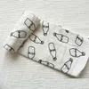 Ins 2 Layer Kids Dekens Winter Warm Katoen Dekens Zuigeling Swaddling Bloem Geometry Print Babybed Slaapzak 25 Stijlen C2913