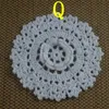 30PCS 화이트 Crocheted Doilies 웨딩 크로 셰 뜨개질 아플리케 장식에 대 한 플레이스 매트 8-13 cm 식탁보 매트 빈티지 코스터 패드 디스크 컵 매트 aa5h01