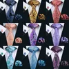 Großhandel klassischer Paisely Hals-Bindung Set Silk Hanky ​​Cufflinks Jacquard Woven Krawatte Die Bindung der Männer Set Geschäfts Party- Arbeit Hochzeit