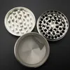 Smoking Accessories 4 piece herb grinder metal Sharp Stone parts 55mm for teeth Smoking filter net dry