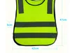 Chaleco de seguridad Woking de alta visibilidad para niños Chaleco de trabajo de tráfico por carretera Ropa de seguridad reflectante verde para niños Chaleco de seguridad Chaqueta KKA3004