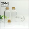 25 ml, 28 x 65 x 12,5 mm, Mini-Glasfläschchen, Wunschflaschen mit Korkstopfen, leere Nachricht, Hochzeiten, Wunschschmuck, Partygeschenke, Tube