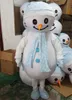 2017 vente directe d'usine adulte noël bonhomme de neige mascotte Costume fête déguisement affichage de rue à la main