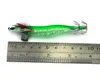 Señuelos luminosos de marca Seawood, anzuelos de pesca Crankbait de calamar en 6 colores, cebos duros de camarón de plástico noctilucente de 10cm y 9,1g