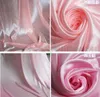 Tecido de seda Wedding Backdrop Largura 150cm (59 ") Decoração de tecido de cetim Pano de cor sólida / desempenho Tecidos de vestuário Roupas Forring Myy