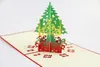 3Dグリーティングカードギフトカードクリスマスギフトクリスマス飾り挨拶のためのクリスマスカードベッシングカードポップアップグリーティングカード2540855