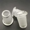 Convertitore di adattatori in vetro da mini maschio da 18 mm a femmina da 14 mm per bong per impianti di riciclaggio del fumo