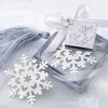 10pcs Snowflake Bookmarker Bookmark Student Gift box Wedding Favors Bear Bookmarks Party Christmas