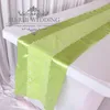 2016 Nouveau mode Fancy Table citron vert dentelle Runner 35cm * 250cm 2PCS A Lot pour la maison Décor mariage