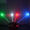 AUCD 8 Lente Effetti LED RBGW Luci di proiezione sul palco Rete ottica Lampada a fascio Xmas Holiday DMX Sound Active Disco Dance DJ Party 269H