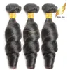 الشعر البشري ينسج funmihair فضفاضة متموجة 3pcs/الكثير من امتدادات الإنسان البيروفي ينسج 8-34 بوصة اللون bellahair