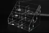 6 cells cosmetics facial mask Perfume Nail Polish Acrylic display rack showing stand Separable storage box Box holder rack