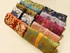 Luxury Floral 3 Zipper Jewelry Roll n go Cosmetic Bag Travel Case Women Makeup Bag Large Drawstring Chinese Silk Brocade Pouch2792032