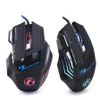 iMICE X7 Wired Gaming Mouse 7 Botões Mice 2400dpi LED óptico com fio Cabo Gamer computador para PC Laptop