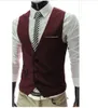 New Arrival Dress Vests For Men Slim Fit Mens Suit Vest Male Waistcoat Gilet Homme Casual Sleeveless Formal Business Jacket