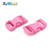 100pcs lot 3 8 10mm Colorful Contoured Side Release Plastic Buckles For Paracord Bracelet173C