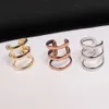 Klippörhängen Punk Gold Sliver Bronze Plated Chain Charms Clip Earrings Metallic Ear Wrap Ingen Piercing Ear Cuff Earrings Jewelry5068133
