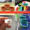 Custom silicone batteries cases printing logo silicone sleeve for 18650 batteries