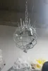 ランプの曇りの白いシャンデリア手の吹き飛ばされたムラノガラスシャンデリア家の装飾ファッションガラスアートペンダントライト