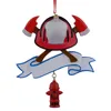 Maxora Firefighter персонализированный Polyresin Christmas Ornament для праздничных подарков фестиваля пожарной охраны
