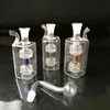 Mini two rounds of small pots , Wholesale Glass Bongs, Oil Burner Glass Water Pipes, Smoke Pipe Accessories