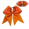 15 aus 12 Farben, 7 Zoll, große Cheer-Bögen für Mädchen, glänzende Pailletten-Cheer-Bogen mit Gummiband, schimmernde Pailletten-Cheerleading-Schleife ha1535981