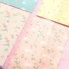 Wholesale-P16 1 Set=6 Paper + 3 Envelope Floral Flower Time Writing Greeting Birthday Wedding Letter Paper Home Decor