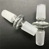 Szklany adapter do bonga fajki wodne z fajką wodną 14mm 18mm mężczyzna kobieta szlifowanie usta bonga adaptery adapter do palenia konwerter