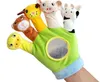 1 Paar niedliche Tier-Handpuppen, Plüsch-Baby-Handhandschuh-Fingerspielzeug für Kinder, Gute-Nacht-Geschichten