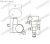 T22 3R3L Accordatore per chitarra acustica, corde, piroli, chiavi, accessori per strumenti musicali, parti di chitarra