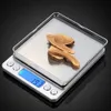Portable Digital Kitchen Bench Household Scales Balance Weight Digital Jewelry Gold Electronic Pocket Weight + 2 Trays balance