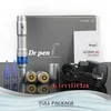 Mais novo Wireless Derma Caneta Poderosa Ultima A6 Microneedle Dermapen Dermastamp Meso 12 Agulhas Dr.Pen Cartucho Substituível